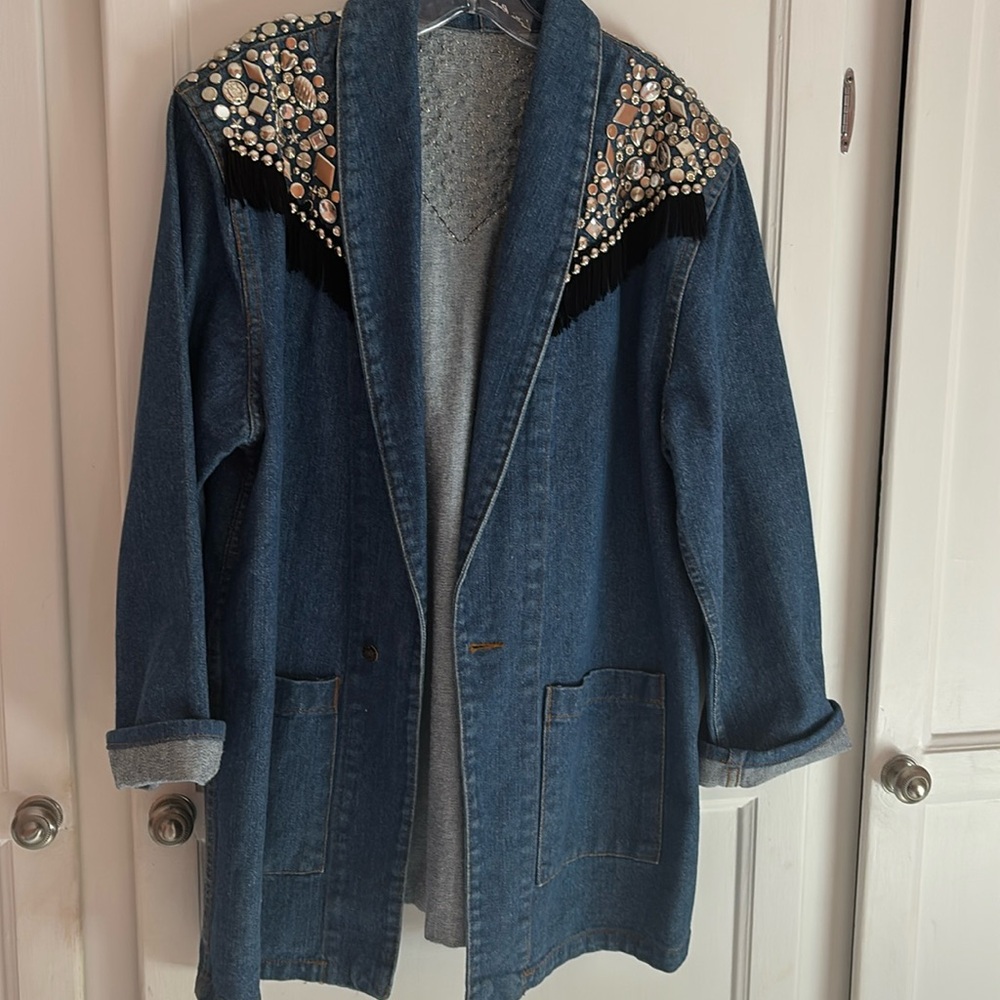 Embellished Denim Jacket
